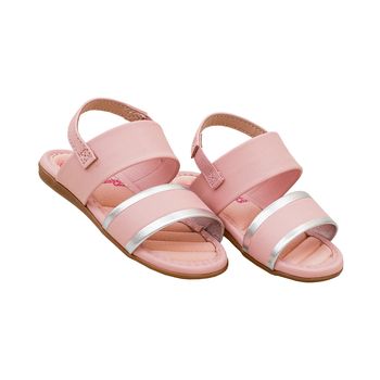 Sandalia-Rosa-e-Prata-Kids-Tiras-Largas-|-Molekinha-Tamanho--18---Cor--ROSA-0